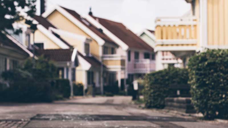 Kritmålning på gatan i Frennarps bygata